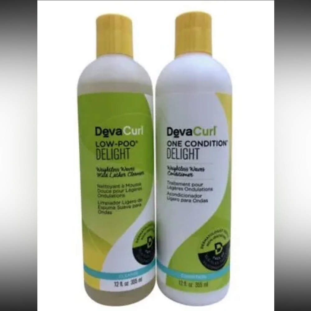New Set of 2 DevaCurl low-Poo Original One Conditioner delight curly wavy hair
